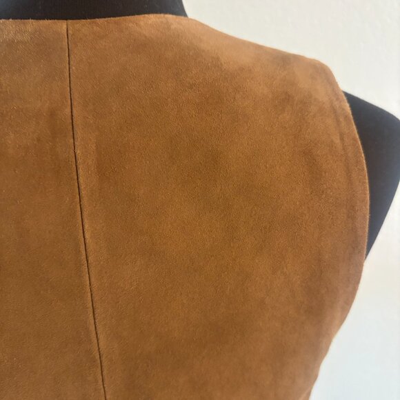Zadig & Voltaire Tan Suede Vest Size S - Picture 7 of 10
